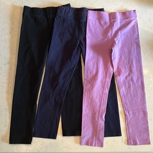 Girls Primary size 6 leggings trio